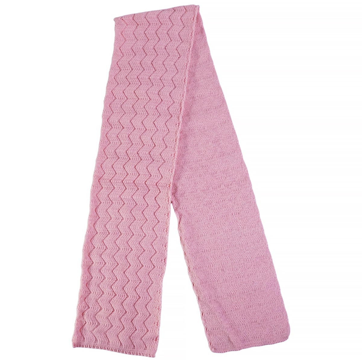 Kitti πλεκτό κασκόλ ροζ funny face για κορίτσι