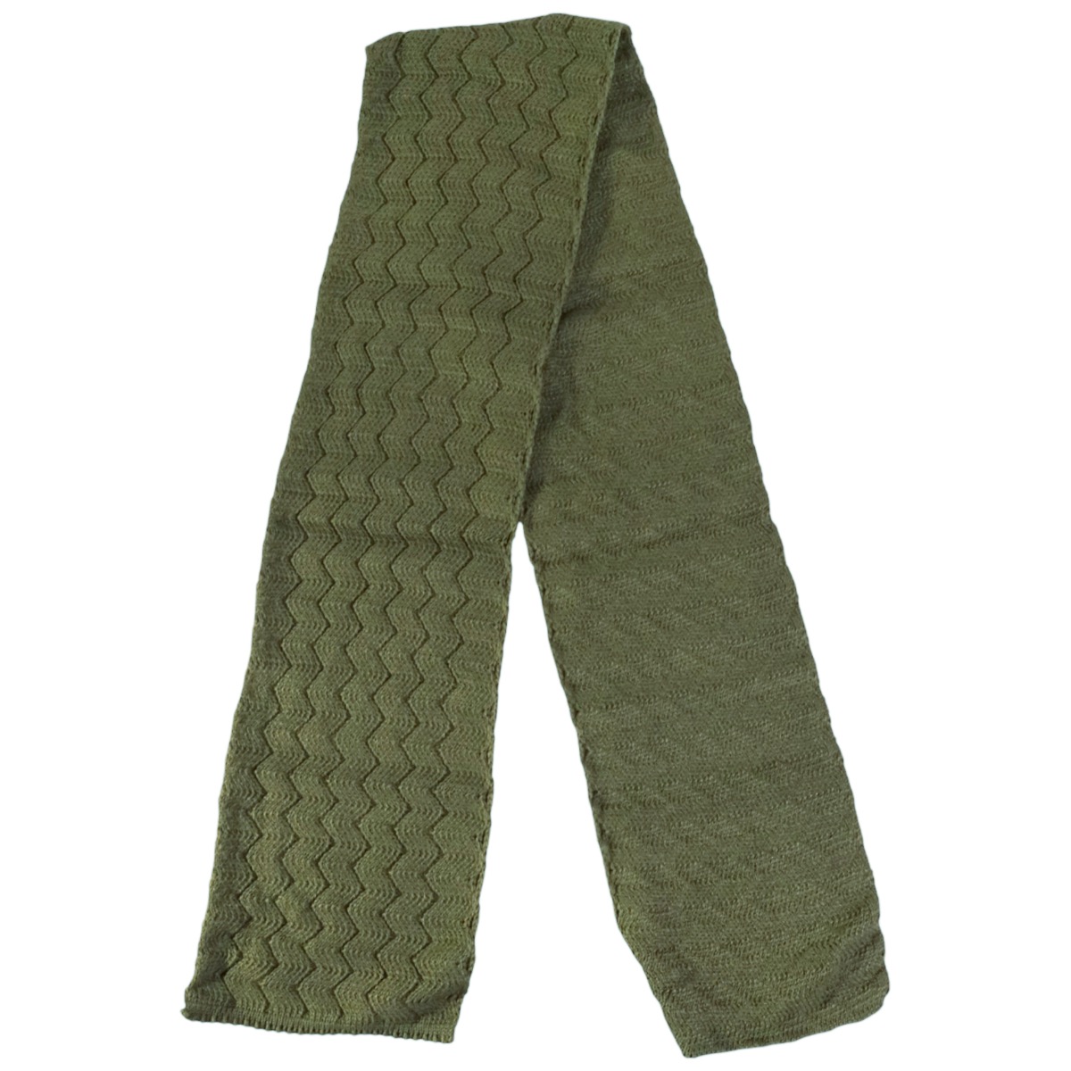 Kitti πλεκτό κασκόλ λαδί funny face για κορίτσι