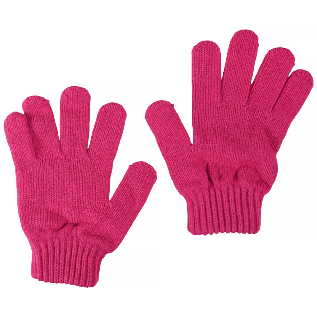 Kitti πλεκτά γάντια φούξια για κορίτσι