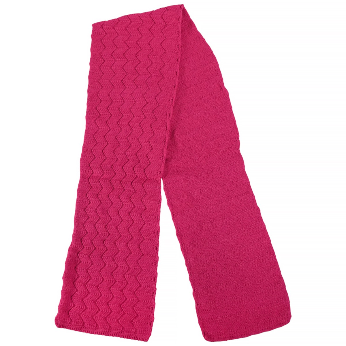 Kitti πλεκτό κασκόλ φούξια funny face για κορίτσι