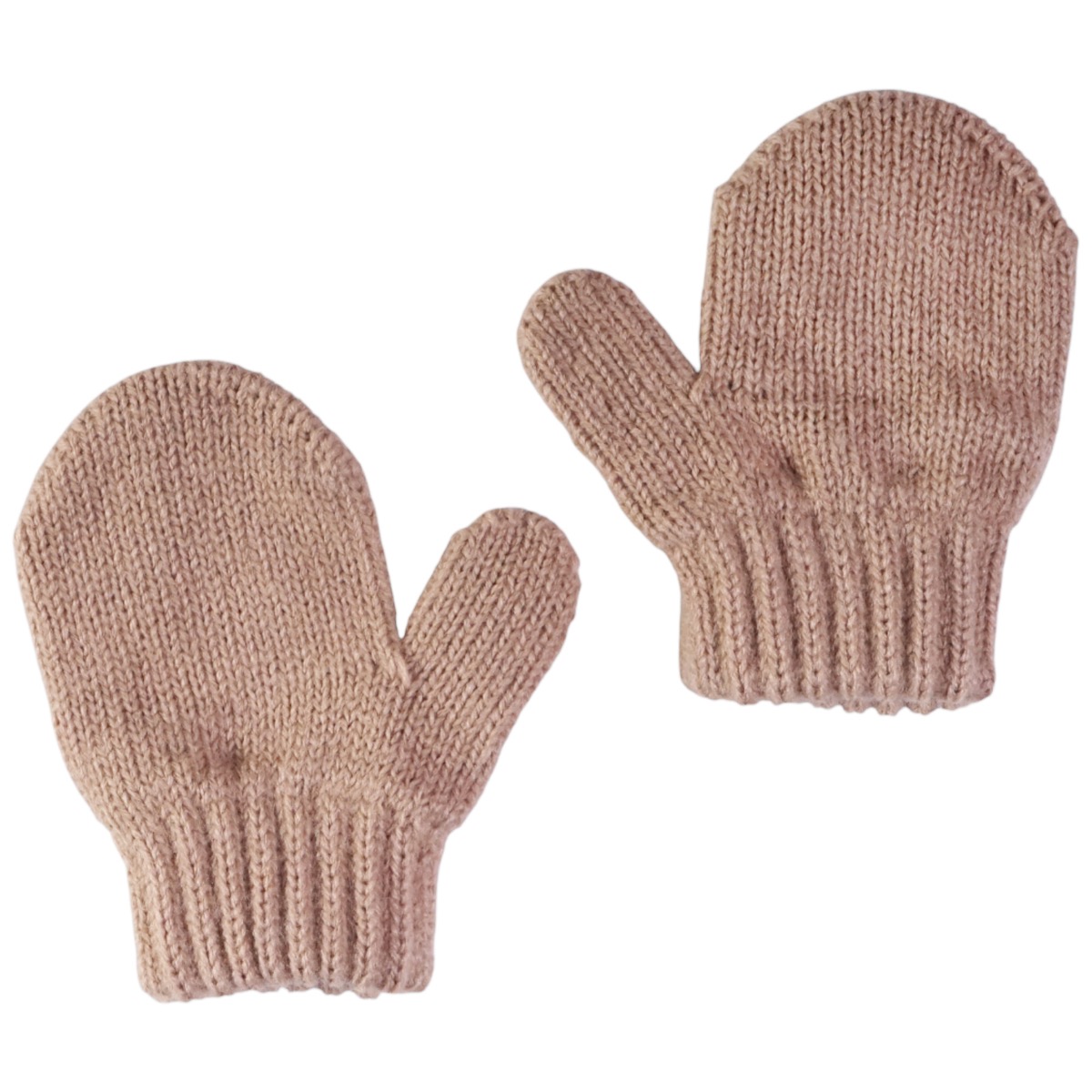 Πλεκτά γάντια Kitti καφέ Teddy, ιδανικά για προστασία από το κρύο
