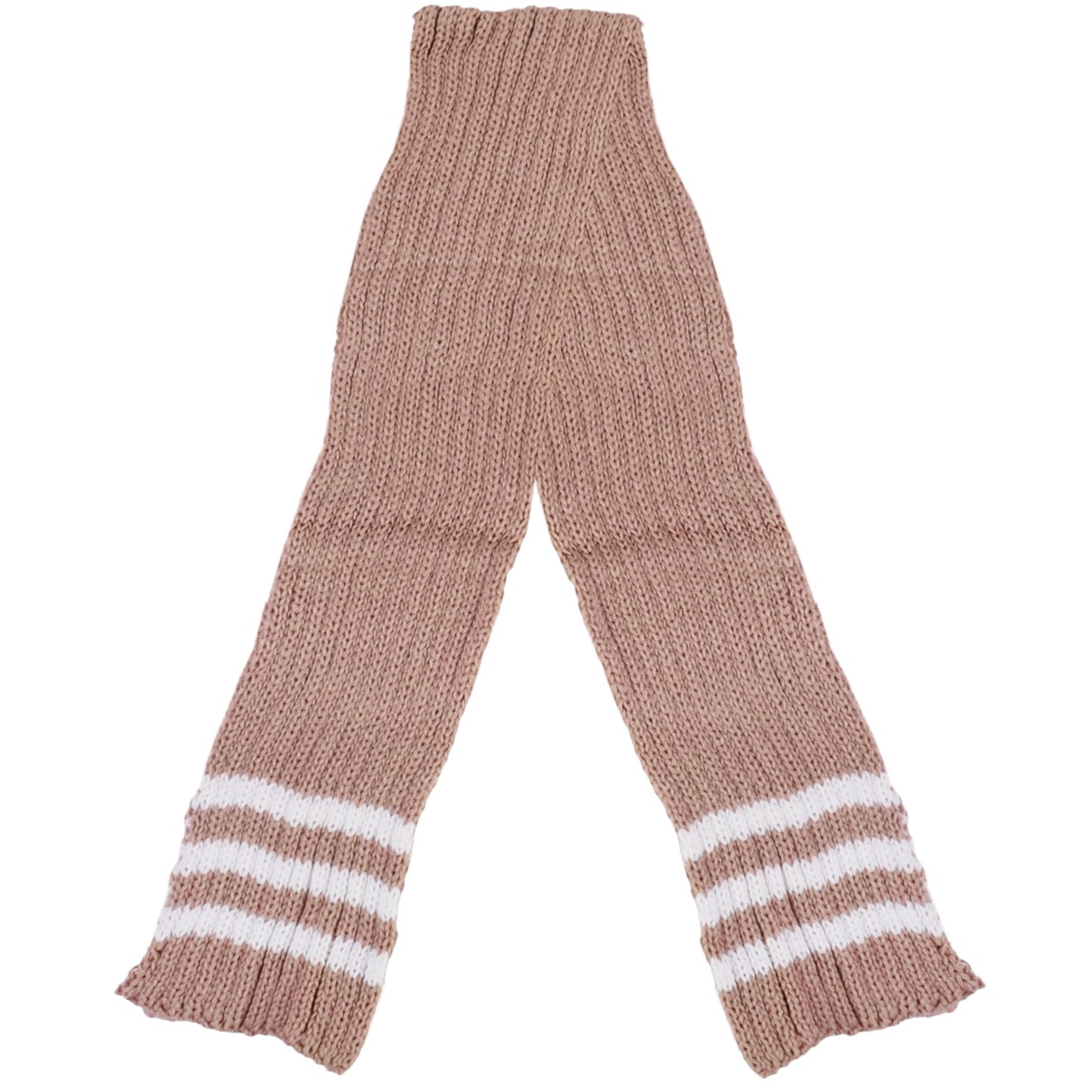 Πλεκτό κασκόλ Kitti καφέ Teddy για αγόρι, άνετο και πρακτικό