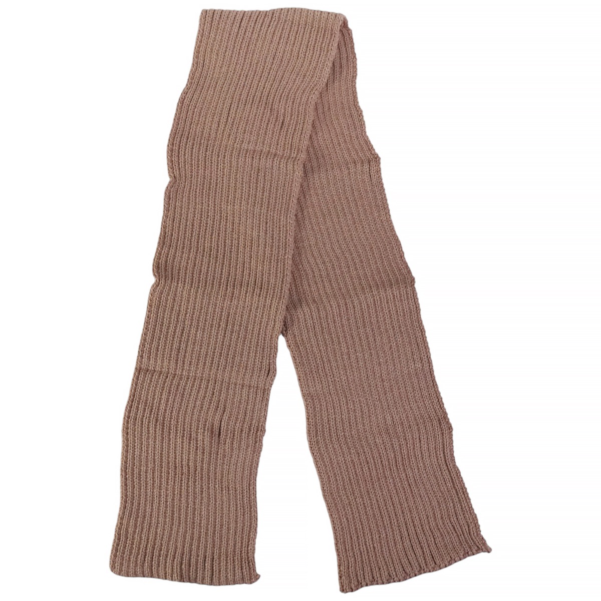 Kitti σετ για αγόρι με καφέ πλεκτό κασκόλ και γαντάκια