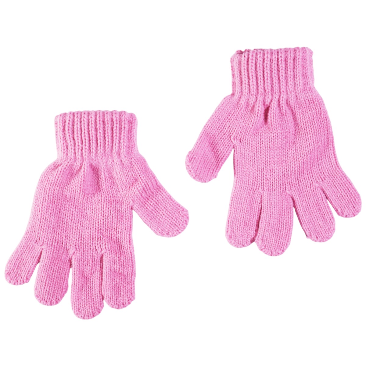 Γάντια Kitti από πλεκτό σετ Fuchsia με παιχνιδιάρικο σχέδιο για άνεση και ζεστασιά κοριτσιών.