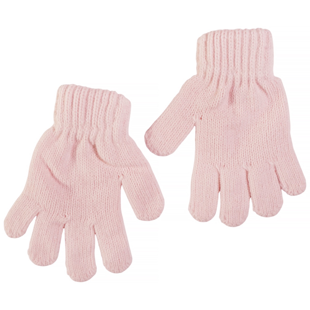 Ροζ πλεκτά γαντάκια Kitti που ολοκληρώνουν το σετ για κορίτσια, προσφέροντας ζεστασιά.
