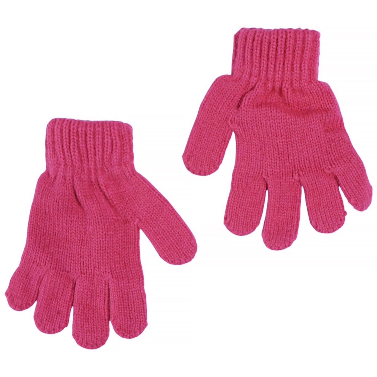 Kitti πλεκτά γάντια φούξια Little Rabbit για κορίτσι