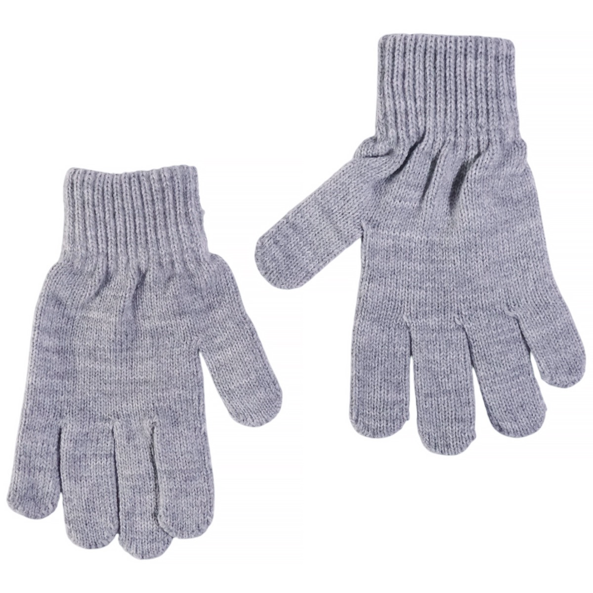 Kitti πλεκτά γάντια γκρι Always Brave in Green για αγόρι