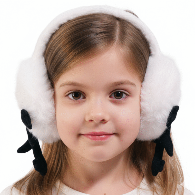 Prahar προστατευτικά αυτιών εκρού Funny Creature παιδικά