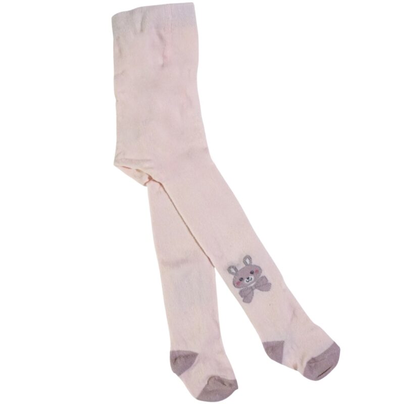 Katarmino Baby βρεφικό χοντρό καλσόν ροζ για κορίτσι