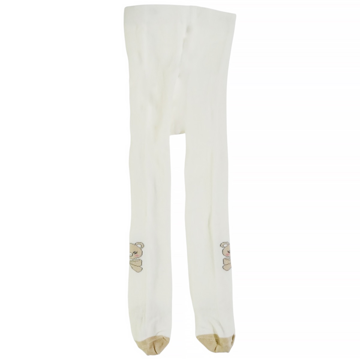 Katarmino Baby εκρού καλσόν Cute Ecru Animal για βρέφος κορίτσι