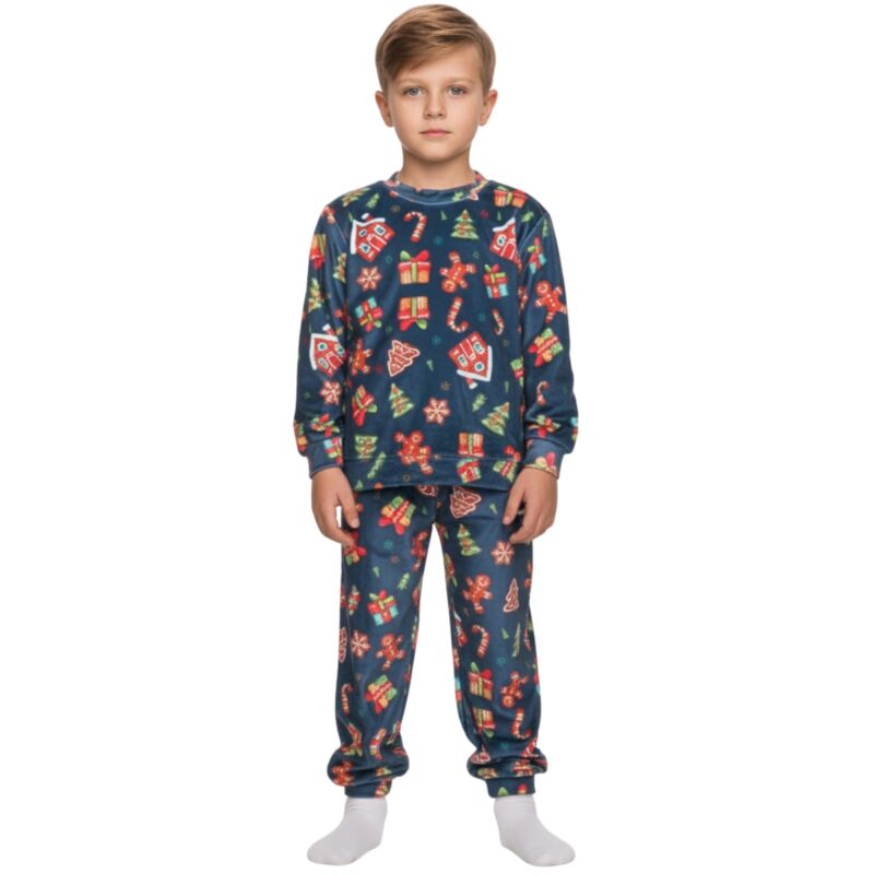 Απαλή βελουτέ πιτζαμούλα Dreams Christmas Big Decoration για ζεστασιά