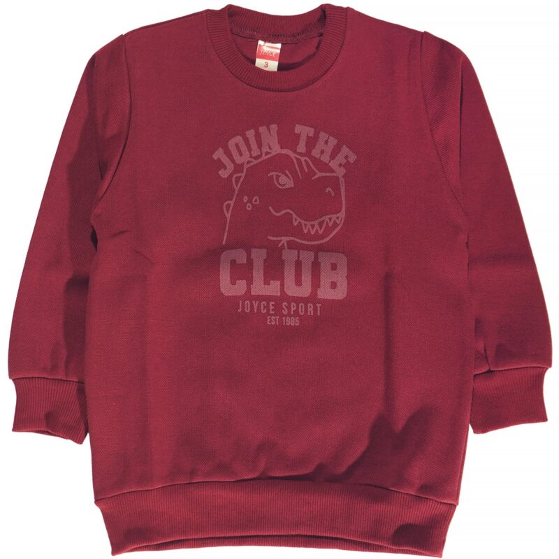 Joyce παιδική μπλούζα με τύπωμα δεινόσαυρου από βαμβάκι