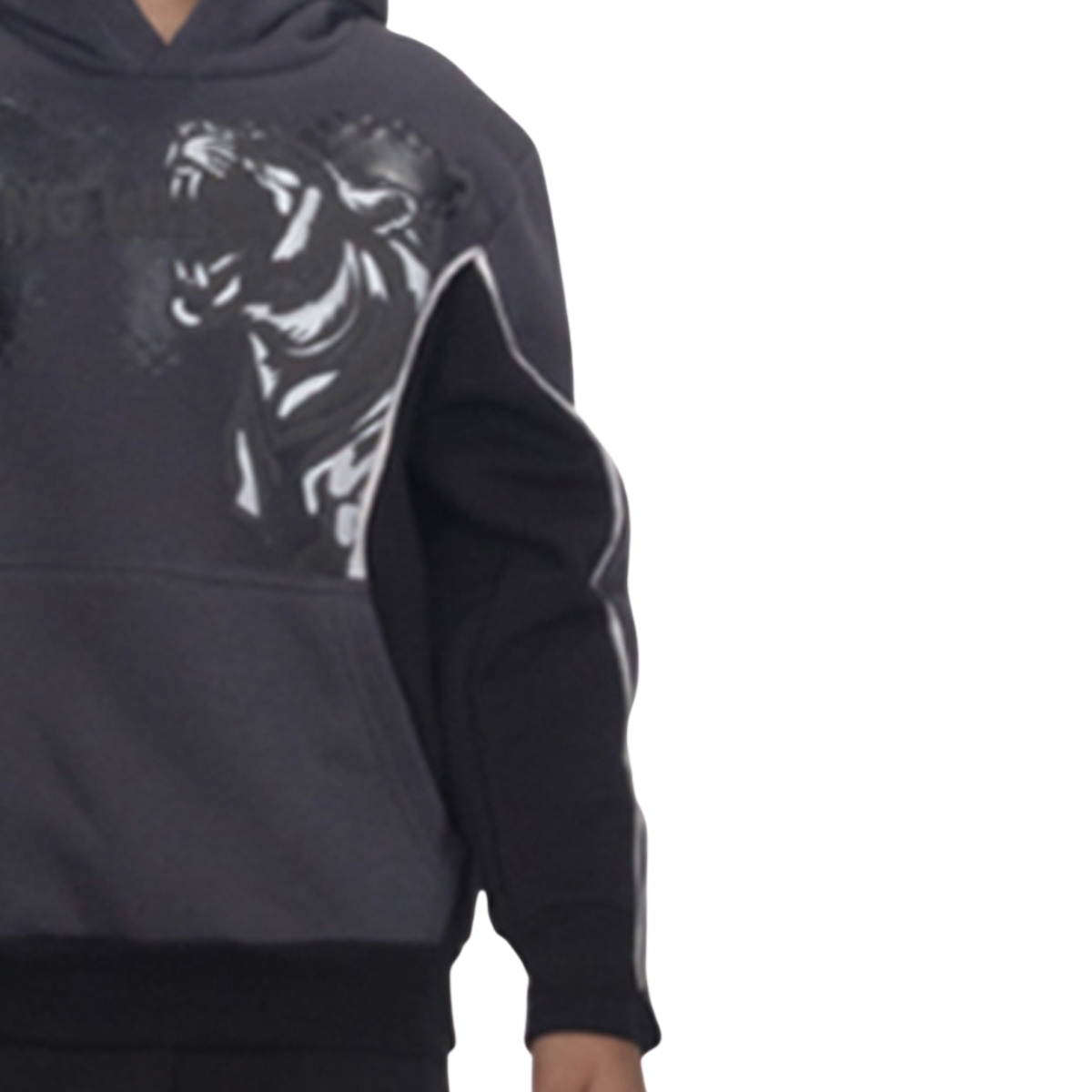 Μπλούζα φόρμας Joyce με κουκούλα και ανάγλυφο τύπωμα τίγρης για αγόρια