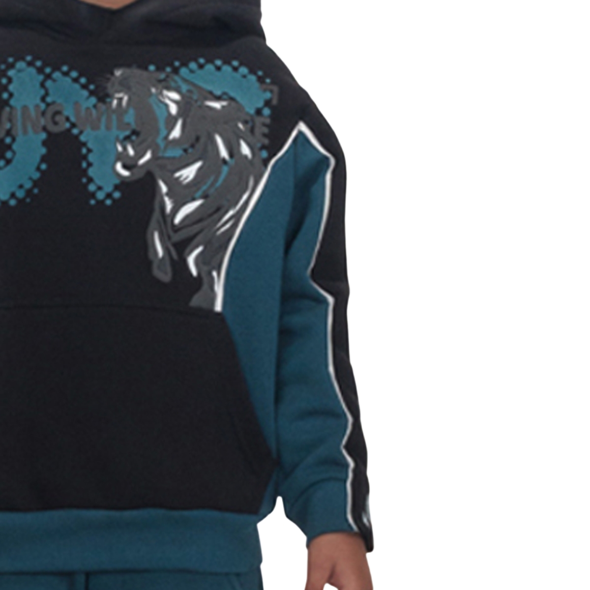 Φόρμα Joyce για αγόρια με λάστιχα στα μανίκια και εσωτερική επένδυση χνουδιού