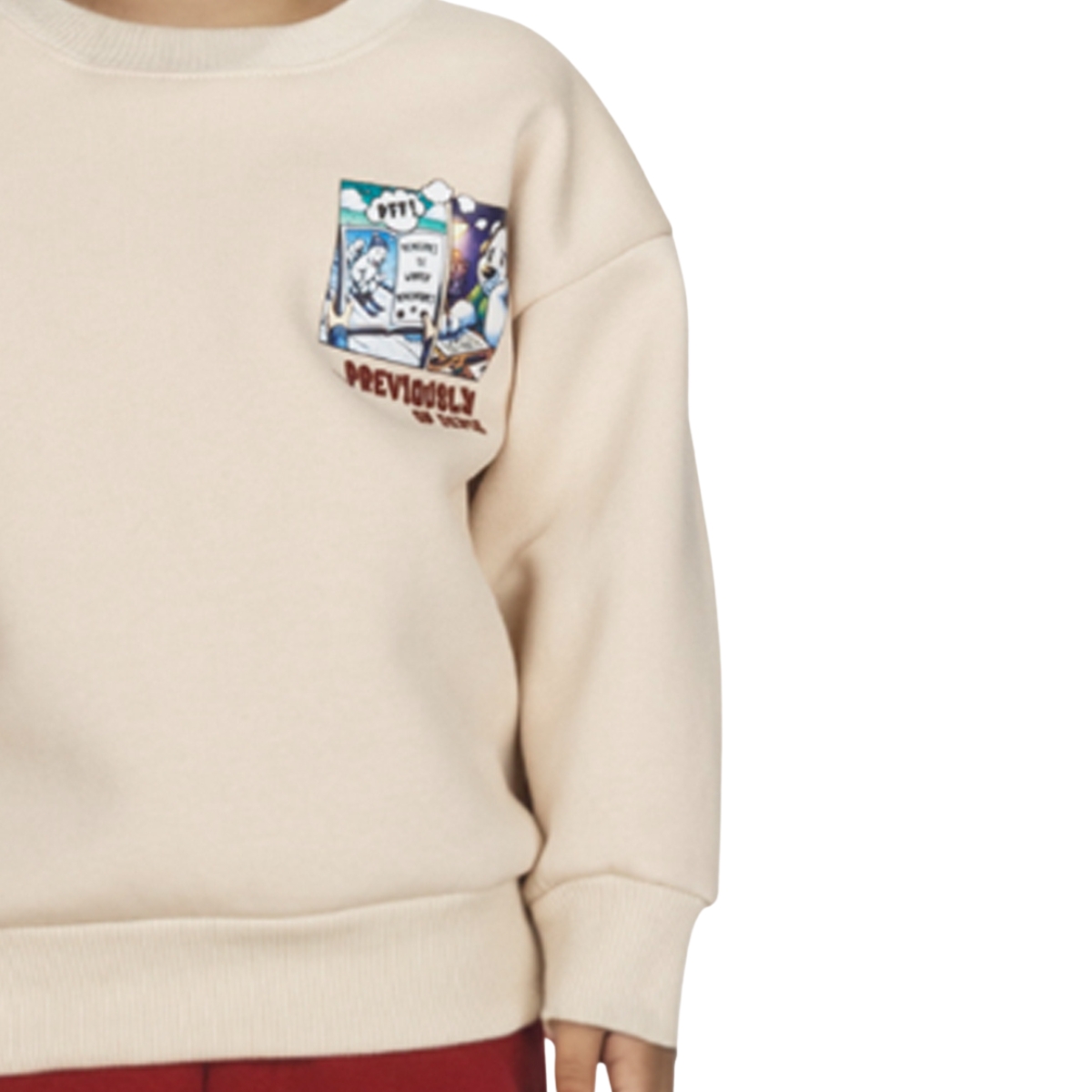 Joyce μπορντό παντελόνι φόρμας με λάστιχο για αγόρι