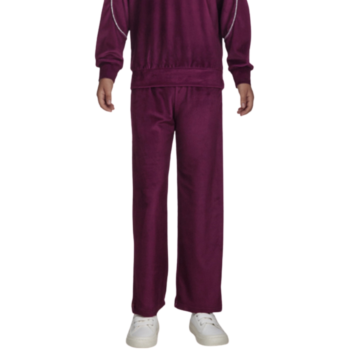 Joyce μοβ παντελόνι βελουτέ με λάστιχο για κορίτσι