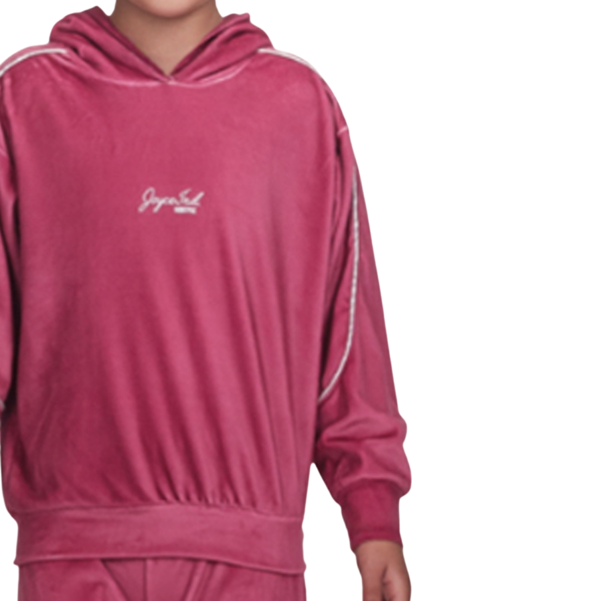 Joyce σετ για κορίτσι μοβ βελουτέ με άνετη εφαρμογή