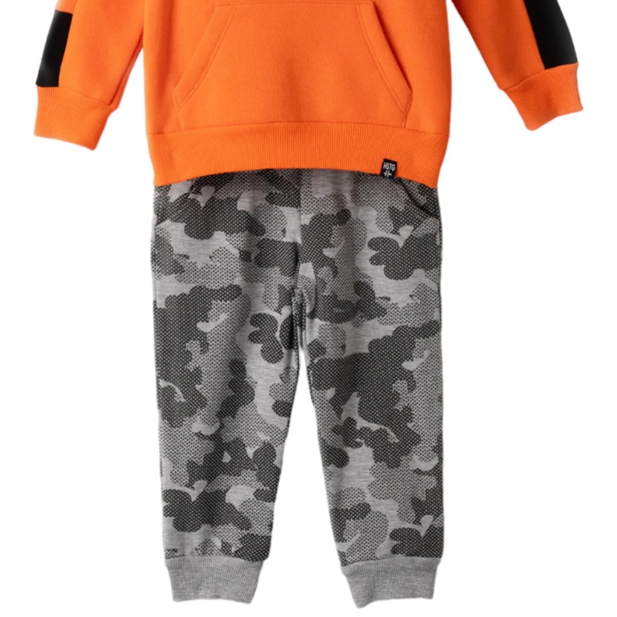 Γκρι παντελόνι φόρμας για αγόρι από το σετ της Hashtag, με τσέπες και λάστιχο.