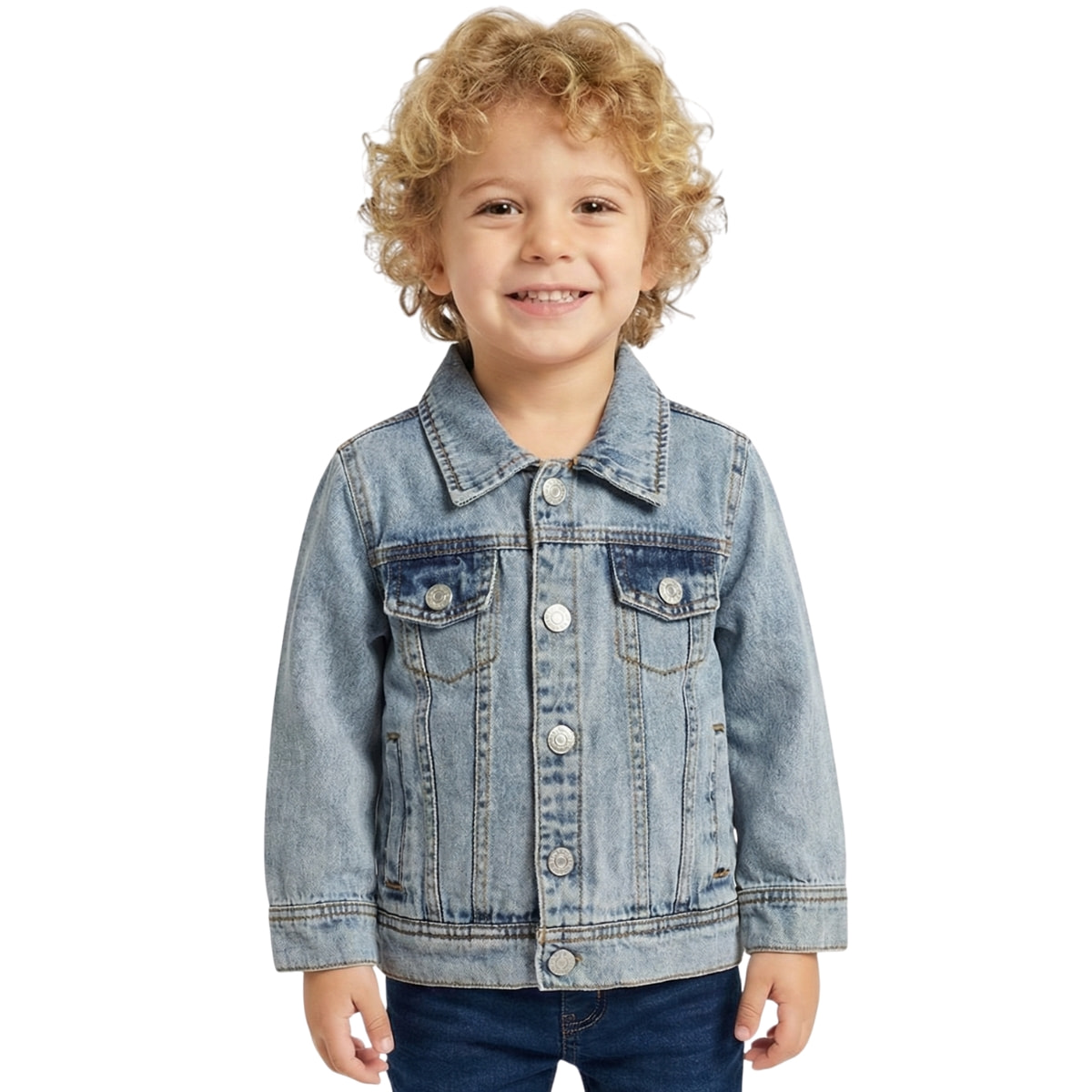 Hashtag τζιν μπουφάν Sporting μπλε για αγόρια για άνοιξη και φθινόπωρο