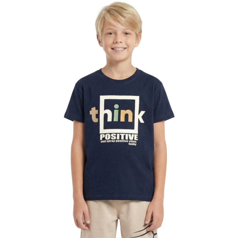 Κοντομάνικη μπλούζα Funky για αγόρια που συνδυάζεται τέλεια με βερμούδες.