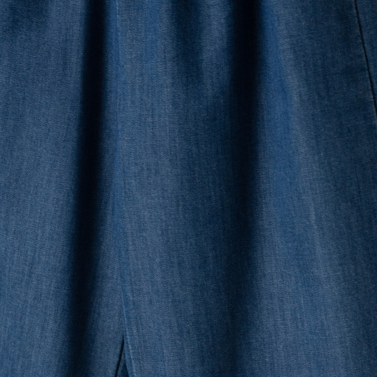 Εβίτα μπλε τζιν παντελόνα με λάστιχο στη μέση και ρεβέρ για κορίτσια