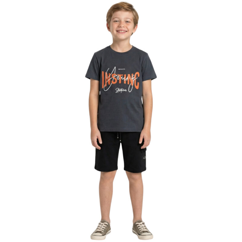 Σετ Hashtag «Instinct» για αγόρια, άνετο για βόλτα και παιχνίδι το καλοκαίρι