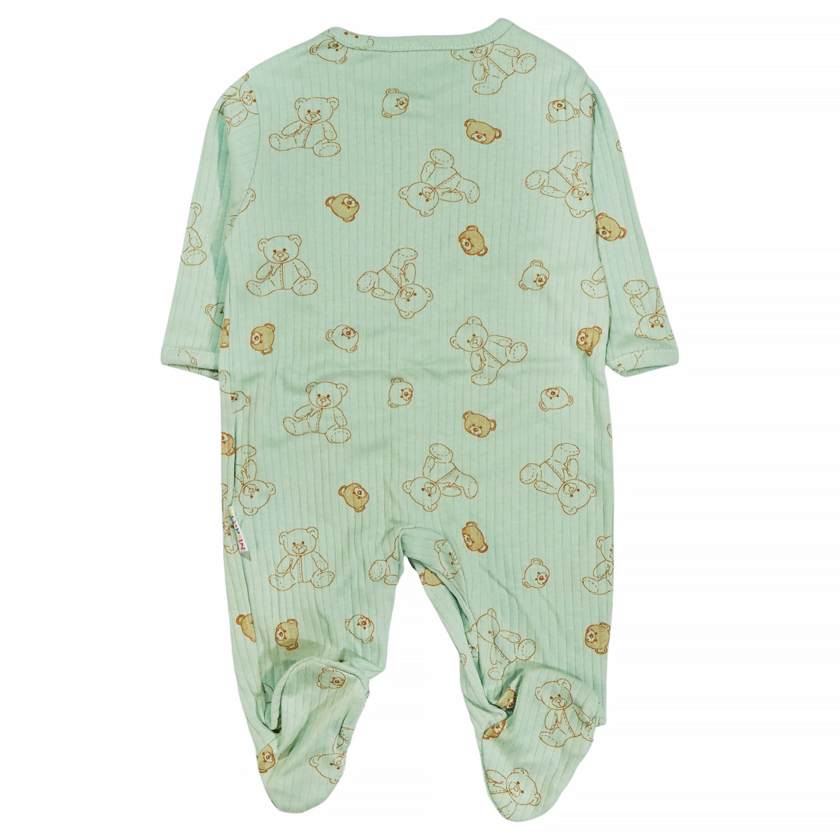 Midirik βεραμάν φορμάκι βρεφικό — χαριτωμένα αρκουδάκια σε κάθε εκατοστό του υφάσματος