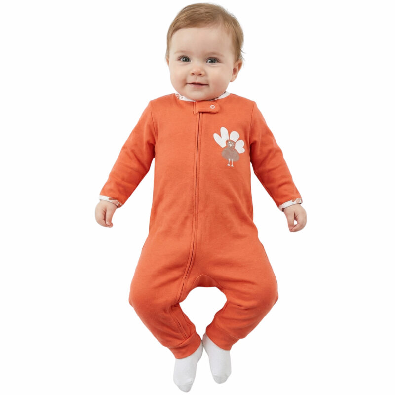 Βρεφικό φορμάκι Midirik Lonely Peacock με φερμουάρ