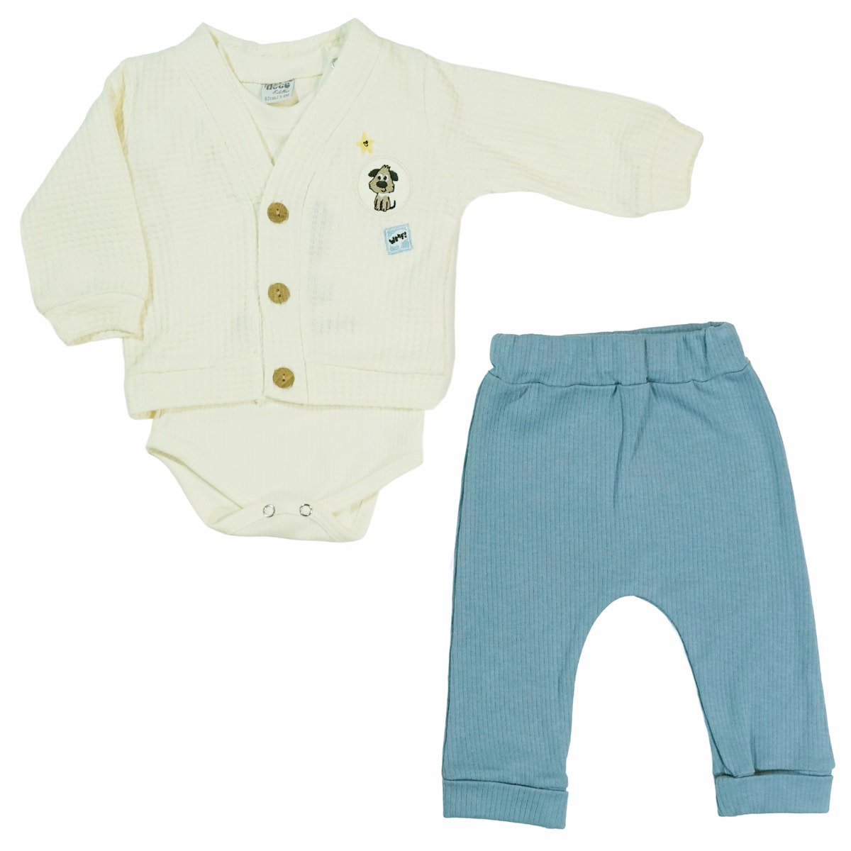 Σετ τριών τεμαχίων Deco Little Dog για βρεφικές βόλτες την άνοιξη