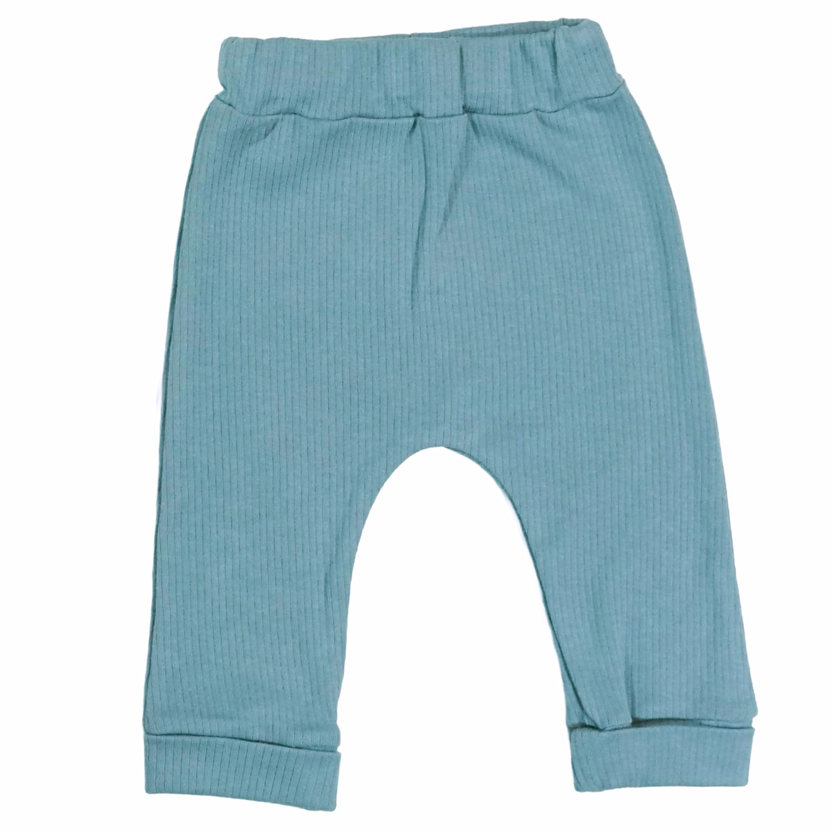 Σιελ παντελόνι Deco με λάστιχο στη μέση και ρεβέρ για αγόρια