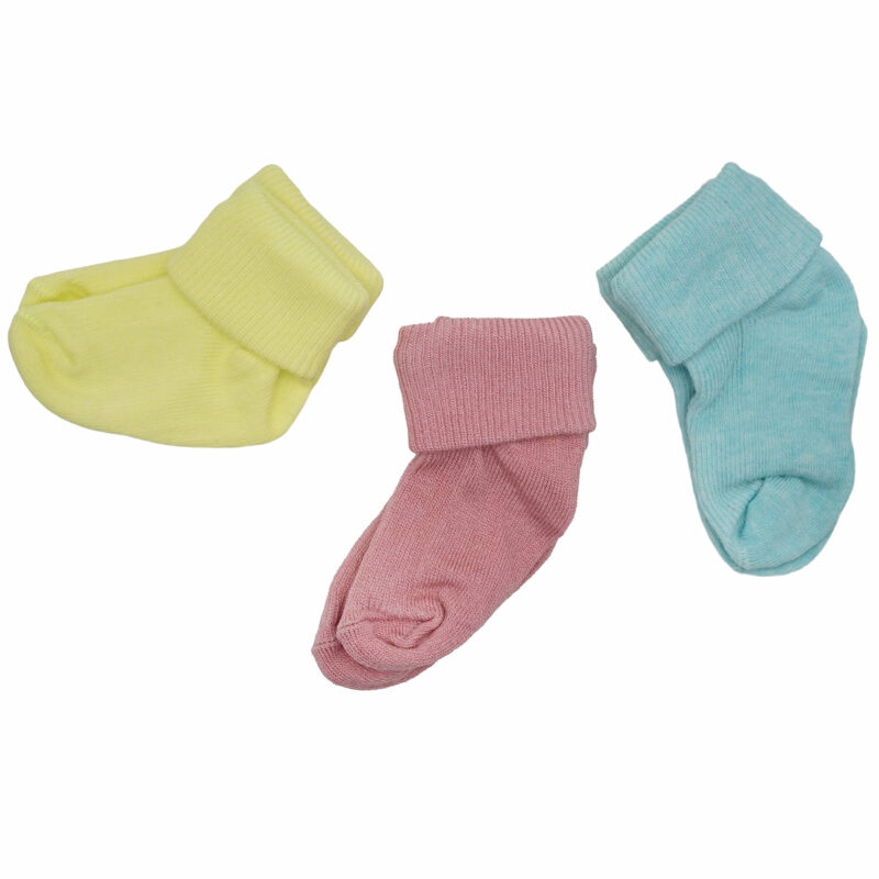 Icon Baby βρεφικές καλτσούλες τριών τεμαχίων «Tiny Joy» - Kidz.gr