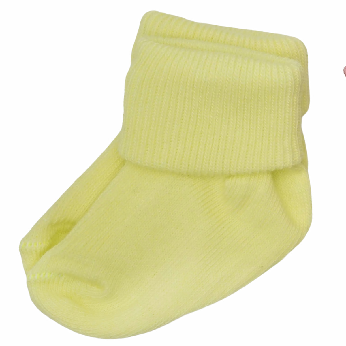 Κίτρινες κάλτσες Icon Baby για βρέφη 0 έως 3 μηνών με απαλό λάστιχο