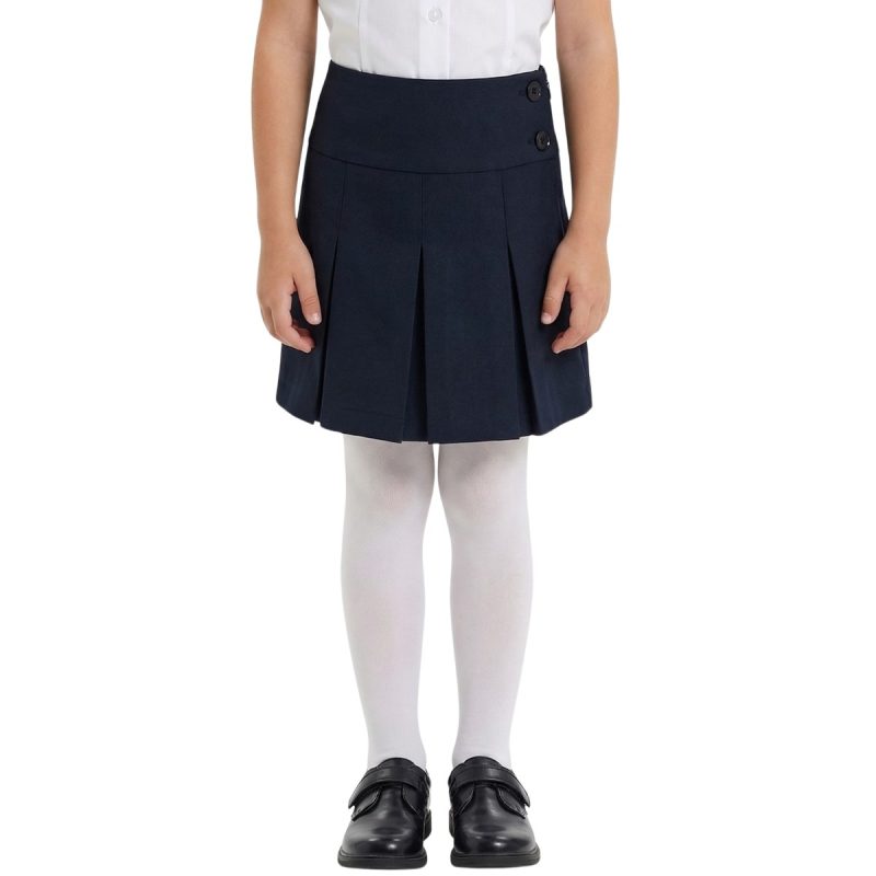 Φούστα παρέλασης Blanc & Marine Parade σε μπλε χρώμα με μεγάλες πιέτες