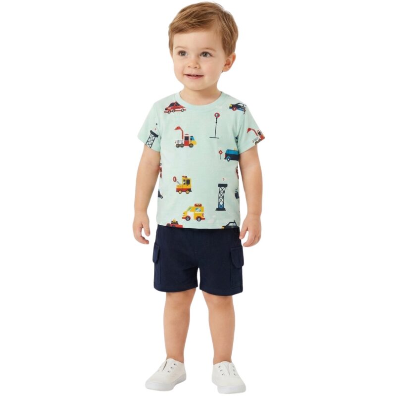 FunkY βρεφικό σετ μπλούζα με σορτσάκι «In Motion» - Kidz.gr