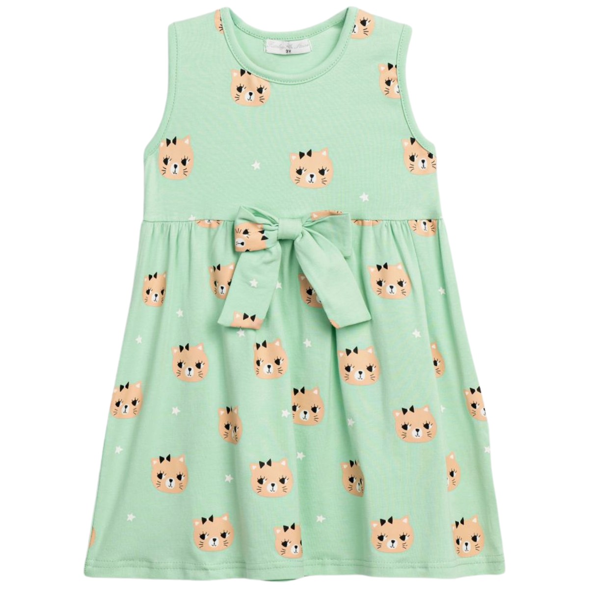 Καλοκαιρινό φορεματάκι Funky με γατάκια για κορίτσι