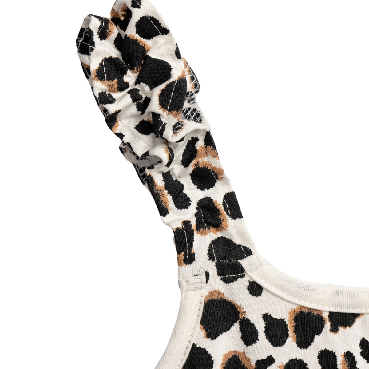 Καλοκαιρινό φόρεμα Funky για κορίτσι με μοντέρνο λεοπάρ σχέδιο