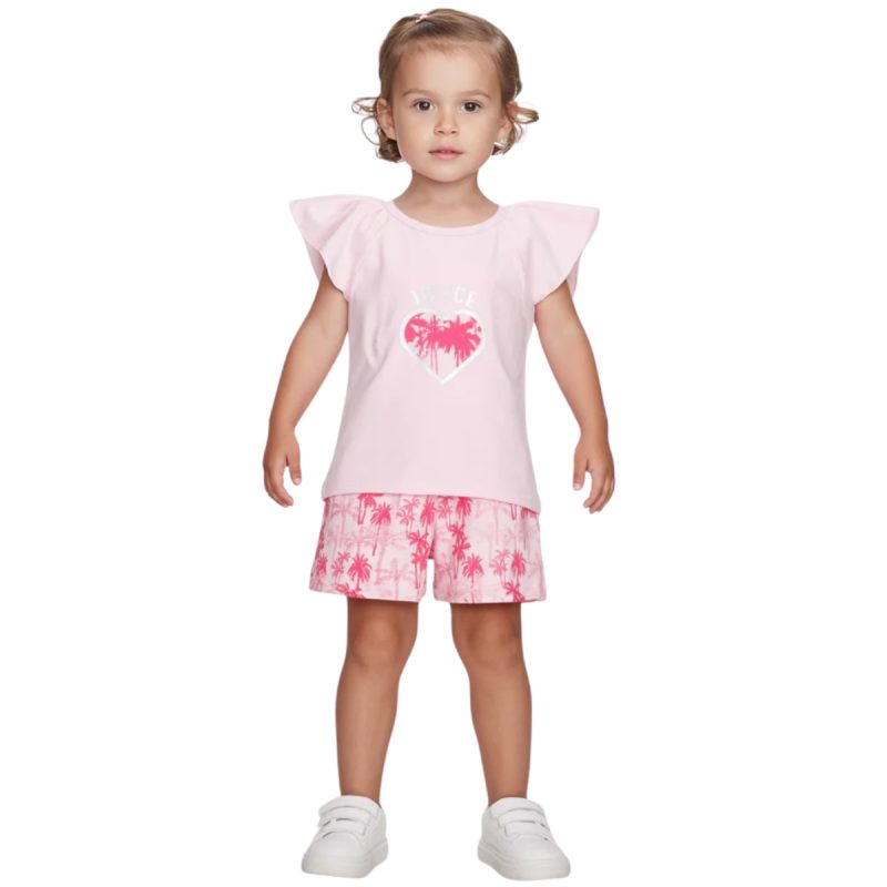 Σετ σορτσάκι Summer Heart Joyce - Kidz.gr