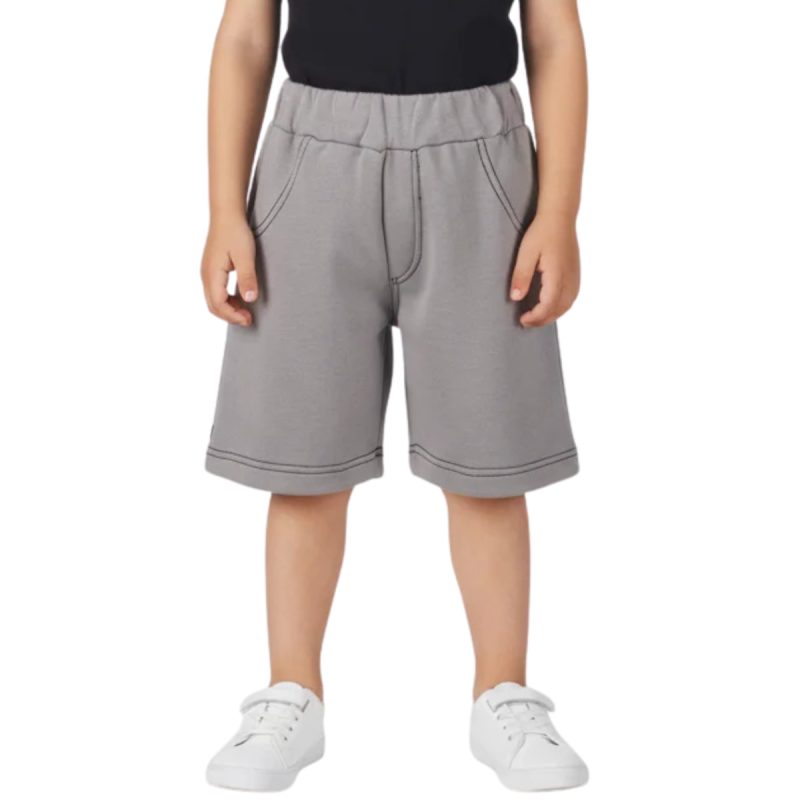 Γκρι σορτσάκι Gray Comfort Joyce παιδικό - Kidz.gr
