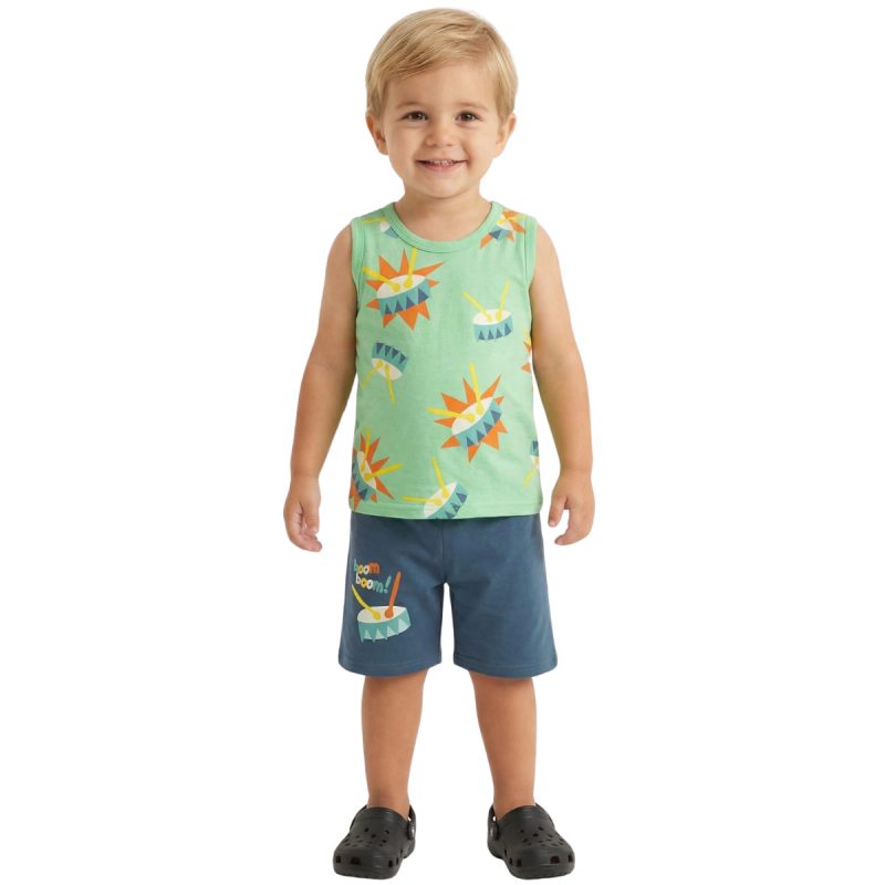 Σετ σορτσάκι Feel The Beat Trax παιδικό - Kidz.gr