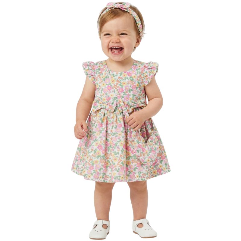 Funky βρεφικό αμάνικο φόρεμα Flower Fairy με κορδέλα - Kidz.gr