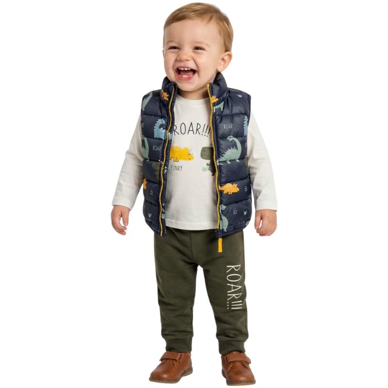 Funky βρεφικό σετ τριών τεμαχίων Active Dino - Kidz.gr