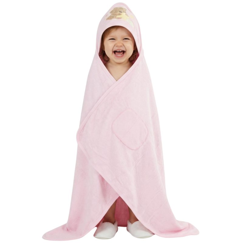 μπεζ μπουρνουζοπετσέτα Bear Hugs Pamuk - Kidz.gr