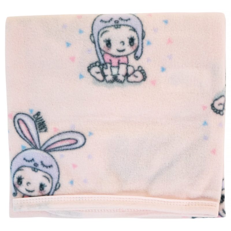 Story Baby ελαφριά κουβερτούλα για βρεφικό λίκνο, πορτ μπεμπέ ή καροτσάκι (0,90m X 0,90m) «Rabbit»