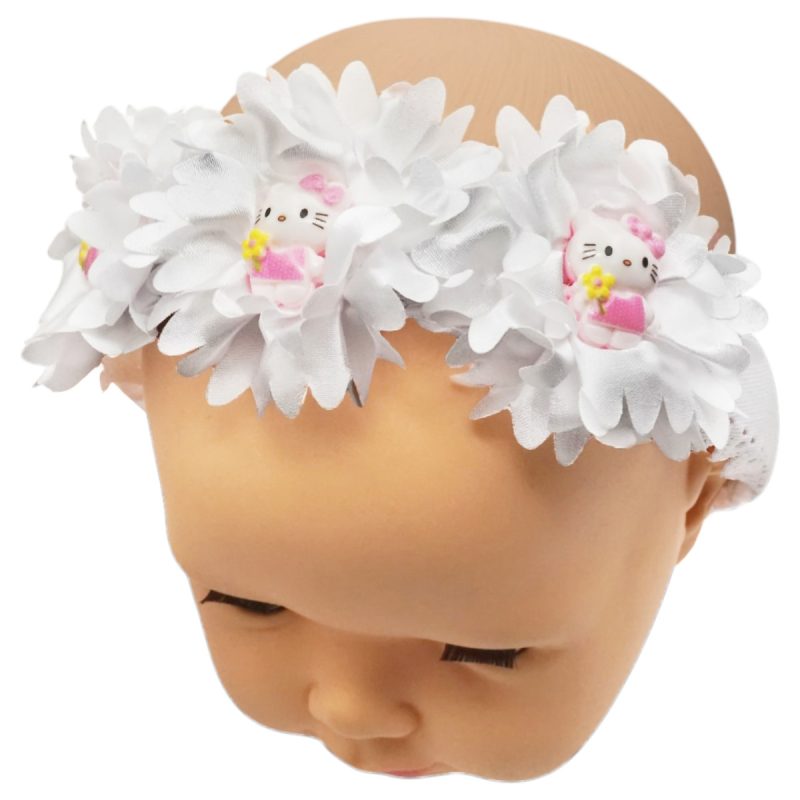 Kitty Bebe στέκα μαλλιών με σχέδια «White Kitten»