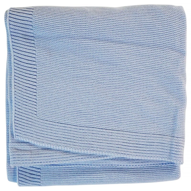 Story Baby ελαφριά κουβερτούλα για βρεφικό λίκνο, πορτ μπεμπέ ή καροτσάκι (0,85m X 0,85m) «Blue»