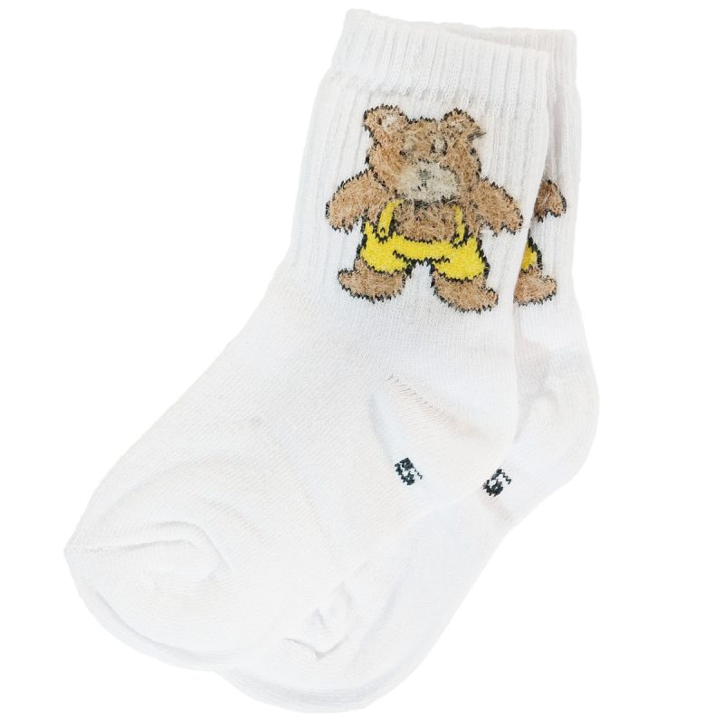 Unlu Socks παιδικές κάλτσες «White Bear»