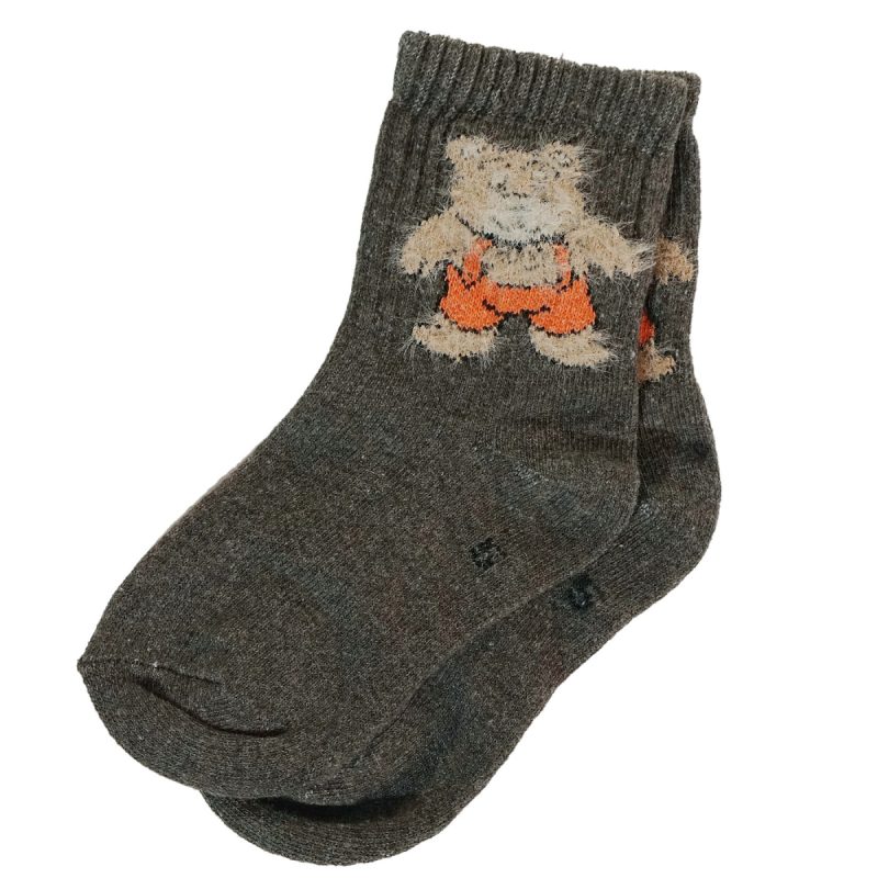 Unlu Socks παιδικές κάλτσες «Brown Bear»
