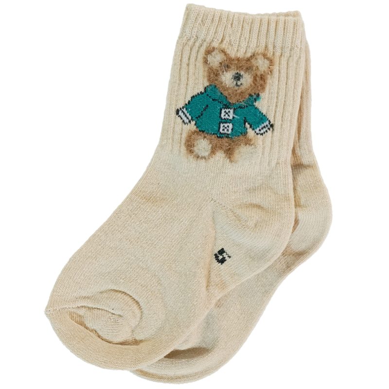 Unlu Socks παιδικές κάλτσες «Beige Teddy»