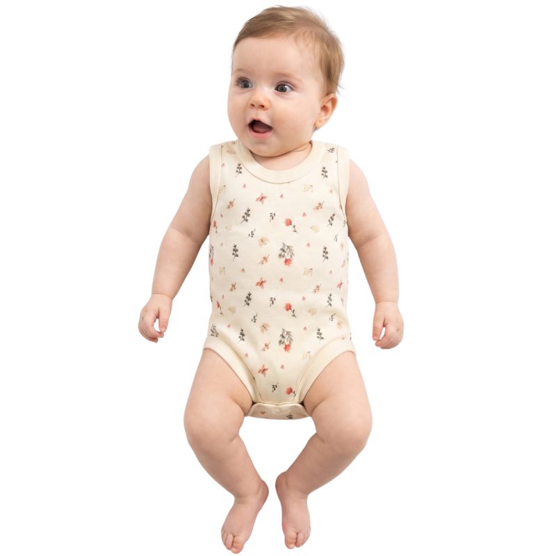 Nayinom αμάνικο βρεφικό κορμάκι «Spring Bloom»