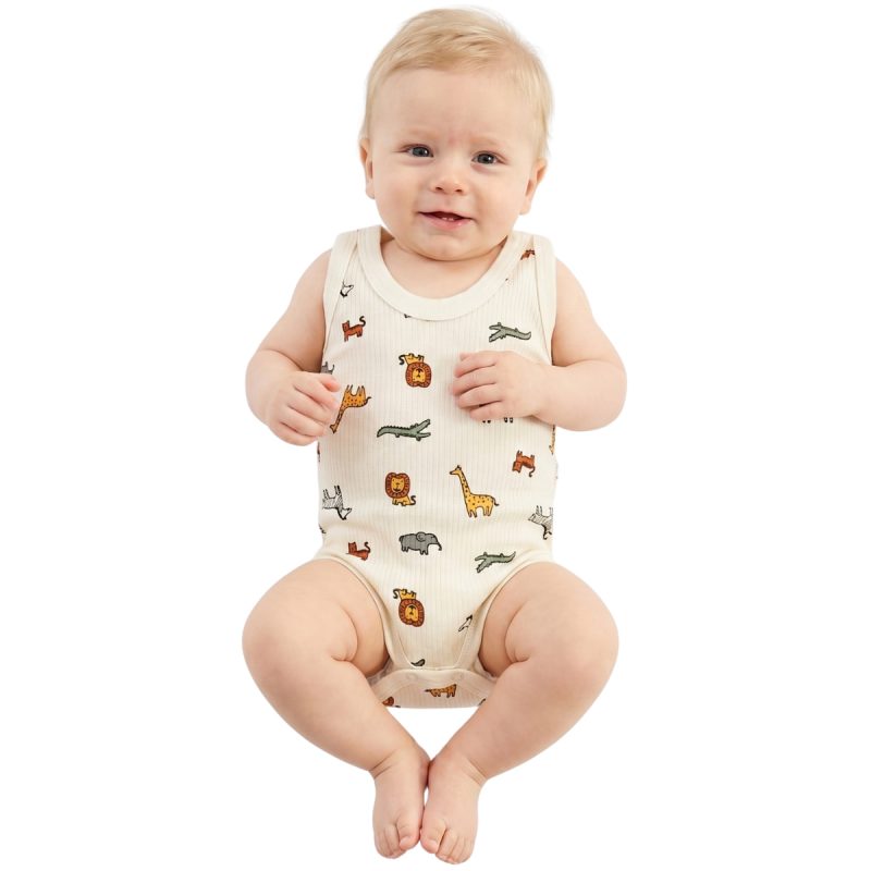 Nayinom αμάνικο βρεφικό κορμάκι «Jungle Tales»